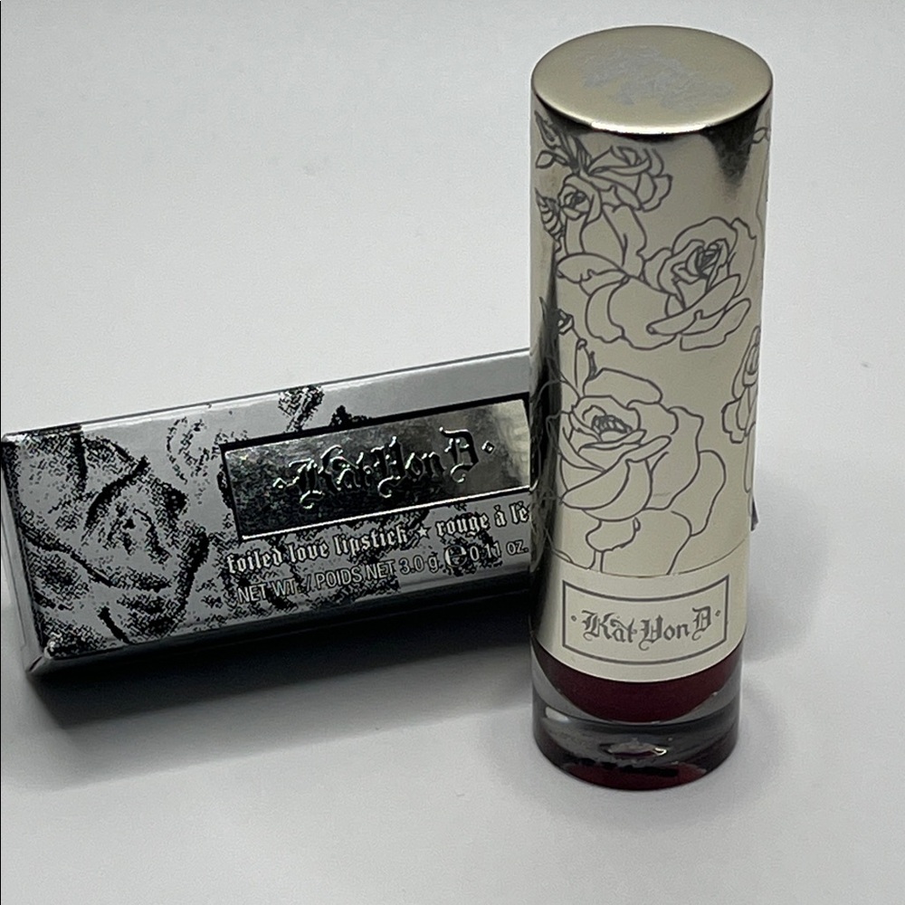 Kat Von D Foiled Love Lipstick Color “FTW” NIB - Picture 2 of 12